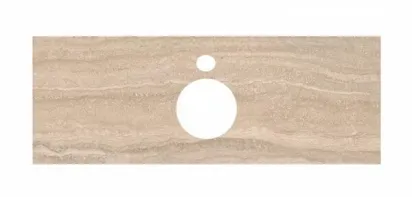 Столешница для накладных раковин Kerama Marazzi Plaza Modern 120 см, риальто песочный, PL1.SG560400R.120