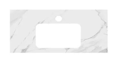 Столешница для раковин, встраиваемых снизу Kerama Marazzi Plaza 100 см, монте тиберио натуральный, PL3.SG507100R.100