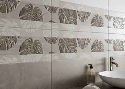 Плитка Linis Текстус 1 сканди Декор 25x75