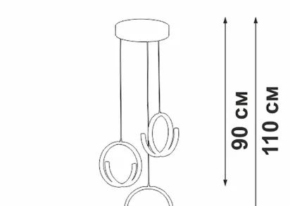 Подвесной светильник Vitaluce V30480-0/3S
