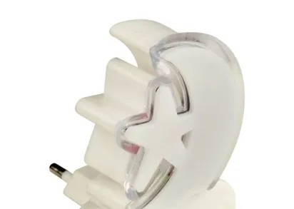 Настенный светодиодный светильник Uniel DTL-301-Месяц со звездочкой/RGB/4LED/0,5W 10314