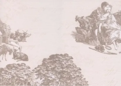 Плитка Пастораль 3 Декор тип-2 27.5х40