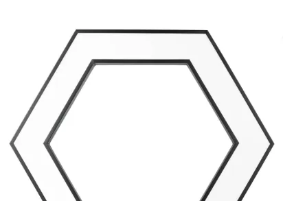 Подвесной светодиодный cветильник Geometria ЭРА Hexagon SPO-124-B-40K-051 51Вт 4000К черный Б0050557