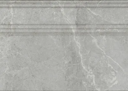 Плитка FME026R Плинтус Риальто дымчатый глянцевый обрезной 20x40x1,6