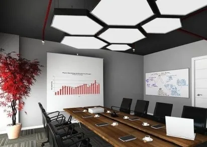 Потолочный светодиодный светильник Siled Hexago 7372459