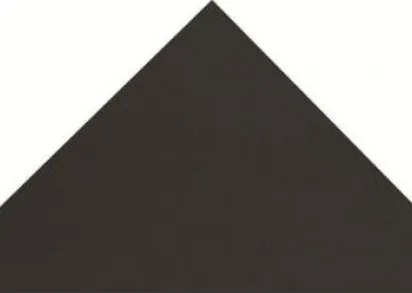 Керамогранит М6313 Треугольник черный 73х52х52