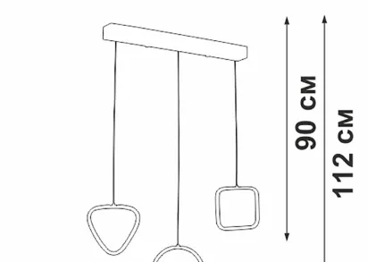 Подвесной светильник Vitaluce V3048-0/3S