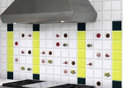 Плитка Biselado Brillo Naranja 10x10