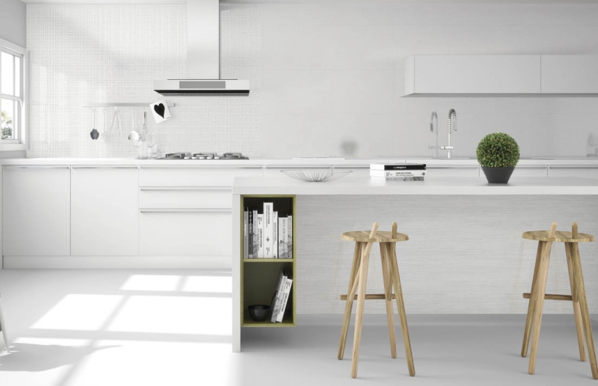 Плитка Rev. DEC SOFT BLANCO LAP. RECT. 40x120